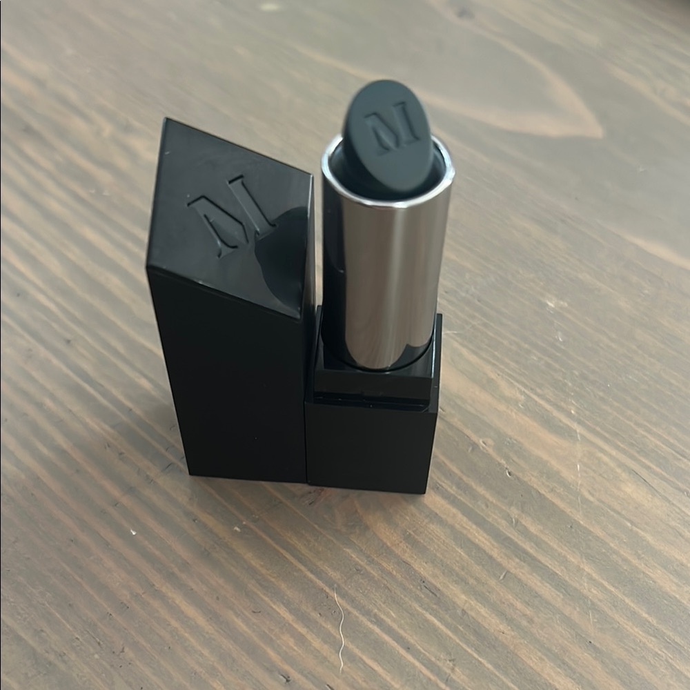 Black Lipstick with Monogrammed Cap